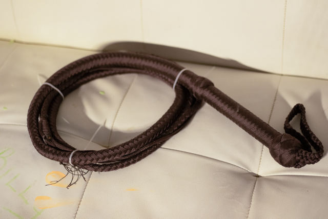 Classic Braided Nylon Bullwhip